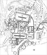 関家住宅配置図